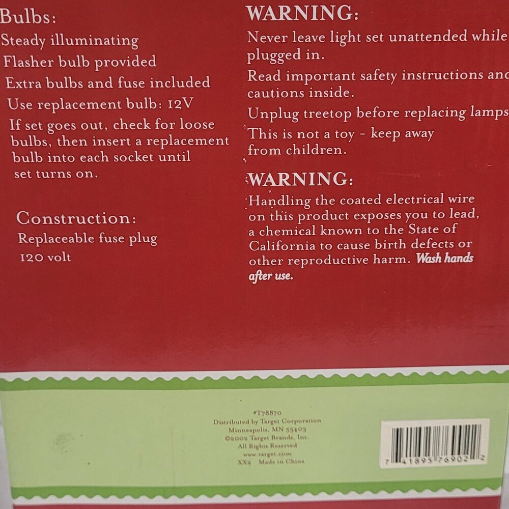 Vintage Christmas Light Up Tree Topper Angel Christmas Decoration‎ - Picture 3 of 12